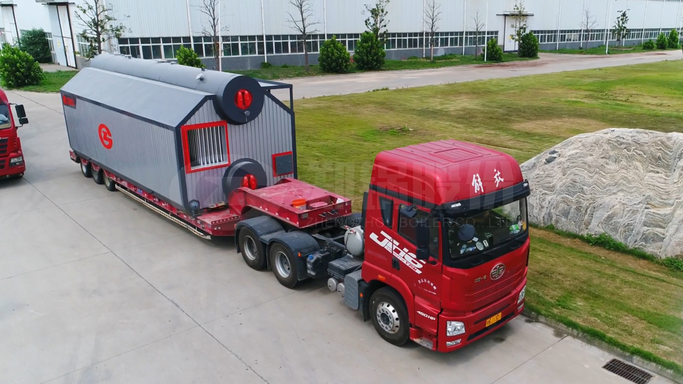 德赢VWINSZL链条炉排锅炉发货