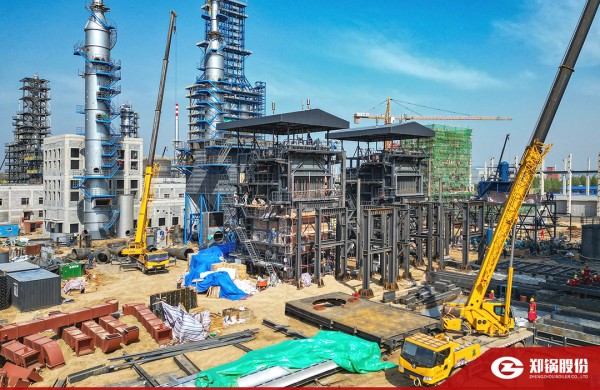 直击一线！德赢VWIN针状焦余热锅炉项目建设周全提速