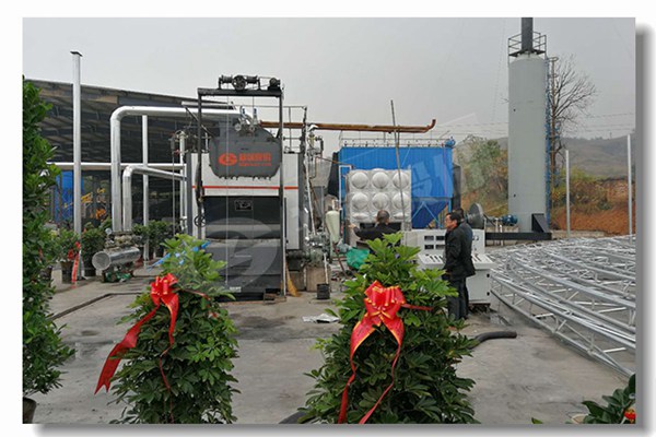 50吨燃气加糖质料的蒸汽锅炉